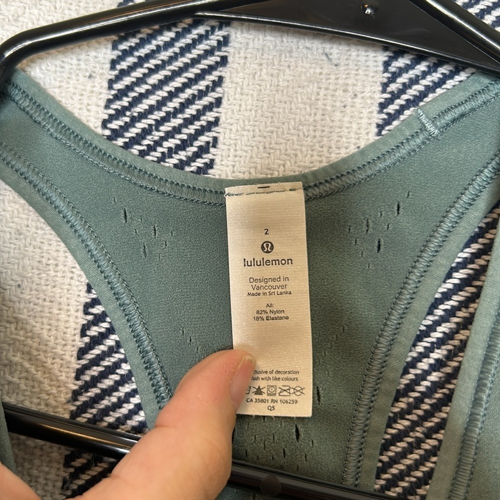 Lululemon Reveal Bra Digital Rain Light Support* - Picture 5 of 7